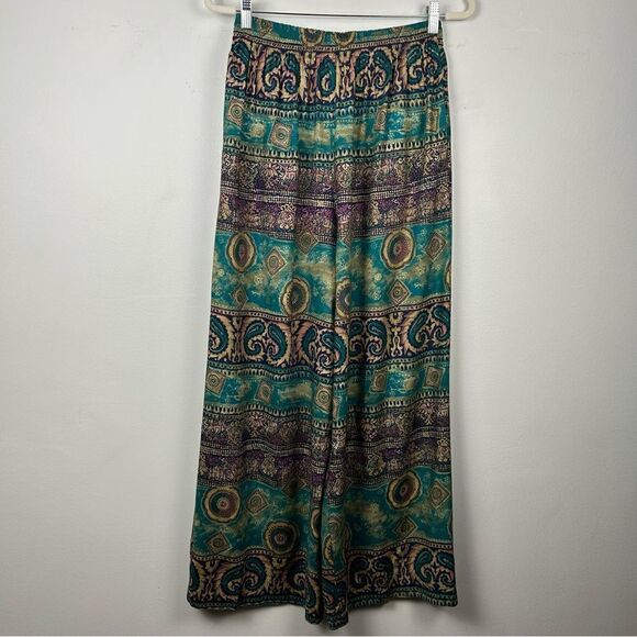 Vintage SUTTLE & SEAWINDS wide leg pull on pants - Picture 1 of 11